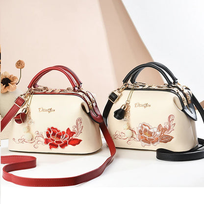 New Woman shoulder bag Large capacity Handbag for Women Crossbody bag Lychee pattern Portable bucket bag ladies messenger bags