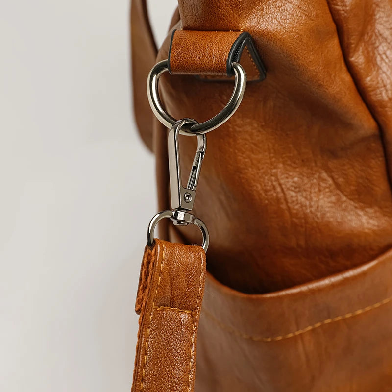 3 Set Women's New High-quality PU Leather Shoulder Cross-body Bags Luxury Designer Ladies Messenger Commuting Versatile Handbags