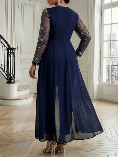 L-5XL Plus Size Women Clothes Jumpsuit Clothes Long Sleeve Urban Leisure Bodysuit New Wide Leg Jumpsuit Wholesale Dropshipping