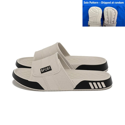 Big Size Men's Slippers Summer Ligtweight Indoor Home Slides EVA Shower Shoes Soft Sole Non-slip Outdoor Casual Beach Sandals