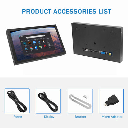 AV/DC/HD/VGA Multi Interface Display 7 Inch PC Second Screen Raspberry Pi Display for Pi3 Pi4 AIDA64 Switch