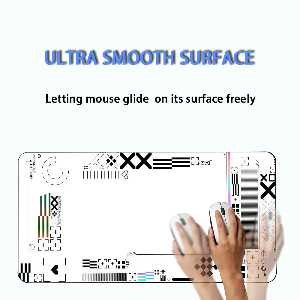 Geometry Pattern Mouse Pad Large Computer Office Table Mats Rubber Anti-slip Gaming Keyboard Mousepads Long Desk Pads 1000x500mm