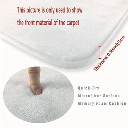 VIKAMA Creative Carpet Letter Floor Mat Door Mat Kitchen Rug Long Carpet Living Room Carpet Rug For Bedroom Machine Washable