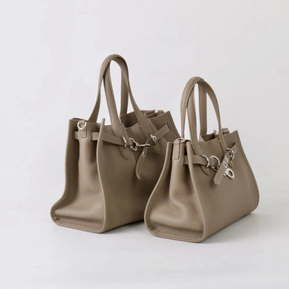 2026 Top grade Women's Genuine Leather Bag High Quality Casual Versatile Handbags Female Shoulder Bags Commute Totes Coffee