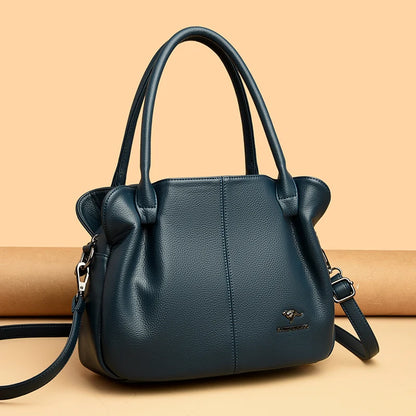 Luxury Designer Women's Handbag Soft Leather Large Capacity Purses and Handbags Casual Shoulder Bags Sac A Main Ladies Tote Bag