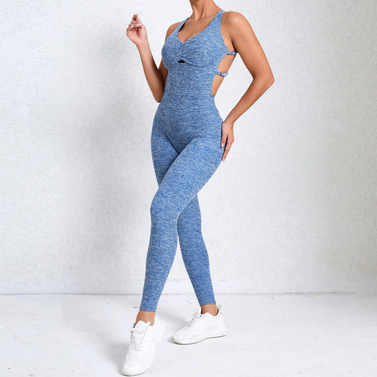 New Long Jumpsuits One Pieces Bodysuit Sexy Female Clothing Sport Fitness Overalls Sweatsuit Youthful Woman Clothes Black Body