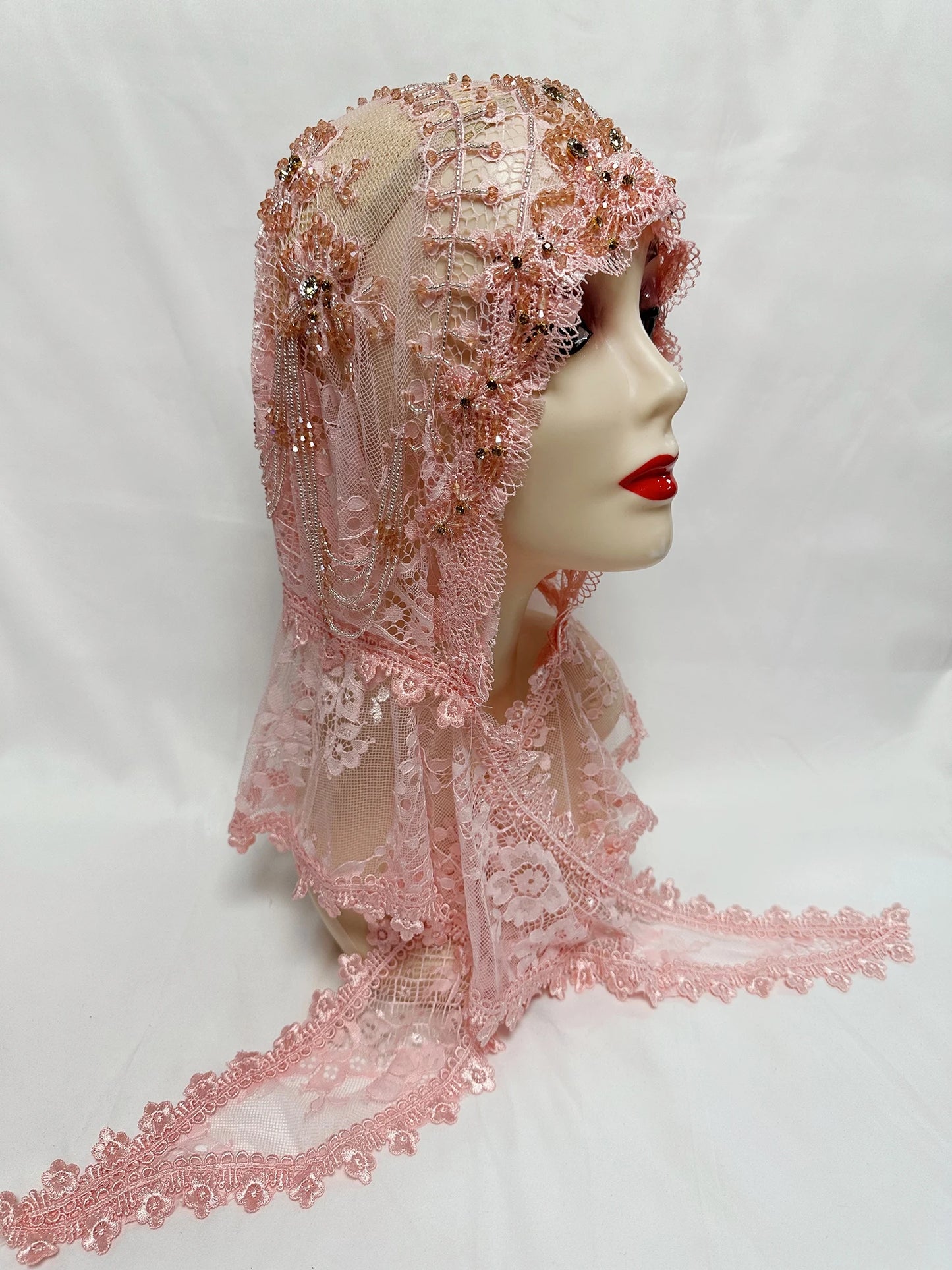 New 2025 Muslim Women Shawl Headscarf Luxury Tassels Beads Scarf Malaysia Prayer Kufi Islam Saudi Arabia Lace Hijab