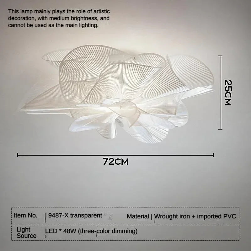 Nordic Classic Ceiling lamps Black/White PVC Modern Designer Lamp Bedroom Home Decor Lighting Dining Room LED Pendant Lights