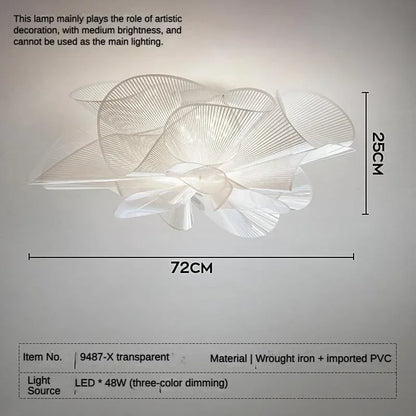 Nordic Classic Ceiling lamps Black/White PVC Modern Designer Lamp Bedroom Home Decor Lighting Dining Room LED Pendant Lights