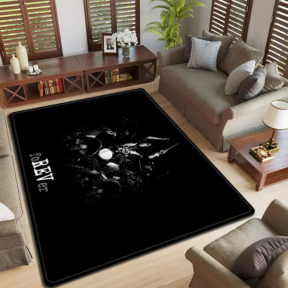 Band logo Music Rock and Roll logo Pattern Carpet Kitchen Mat Doormat Bedroom FloorDecoration LivingRoom Bathroom Anti-slip Rug
