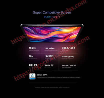LEGION Lenovo Y700 3rd TB321FU 2.5K 6550mAh 8.8-inch 68W Fast charge Snapdragon 8 Gen 3 2560*1600 165Hz CN Rom Wifi Tablet