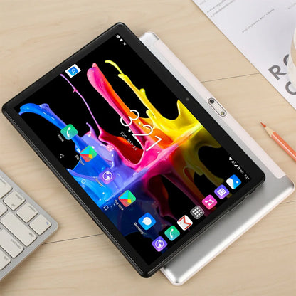New 10.1 Inch Google Tablet Pc Octa Core 4GB RAM 64GB ROM Android Tablets Dual SIM Cards 3G Network Bluetooth Wifi 6000mAh