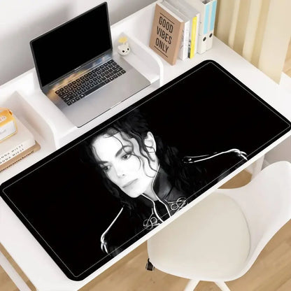 Singer M-Michael J-Jackson Mousepad Premium Locking Edge Mouse Mat Speed Mouse Pad Ultrafine Surface Desk Mat