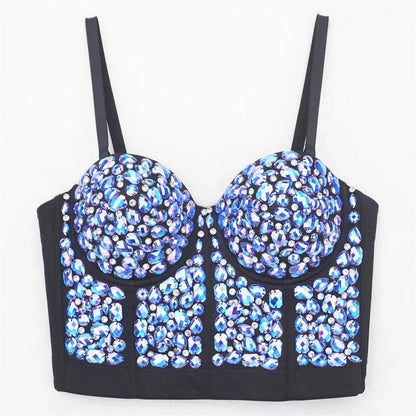 Sexy Party Corset Tops Woman Tank Streetwear Camis Bustier Fashion y2k Crop Top Women Clothes Summer Club Shirt Ladies Bra Blusa