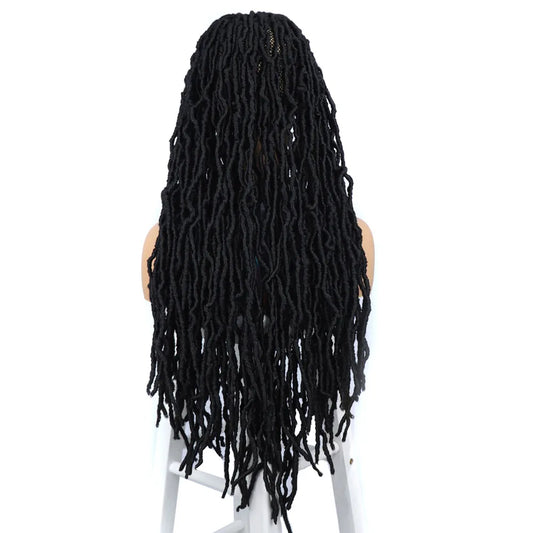 Dreadlocks Braided Wigs Synthetic Locs Full Lace Wig Female Braids Full Lace Wigs Women African Box Braids Hair Wigs For Woman