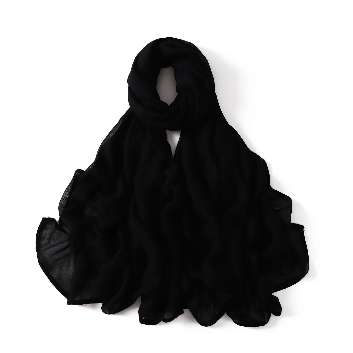 New Big Size Solid Rayon Modal Hijab Scarf Women Muslim Headscarf Wraps Shawl Femme Musulman Headband Islamic Turban 190*85cm