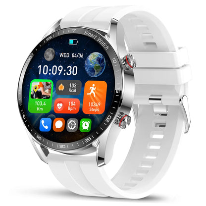 2025 New Business Smart Watch Men Bluetooth Call 1.53-inch AMOLED HD Display Multi-Sport Modes Heart Rate Monitor Smartwatch Man