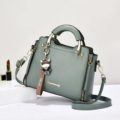 New women bag Fashion Shoulder bags handbag  for women 2025  Handbags leather Printed monogram single shoulder straddle bag