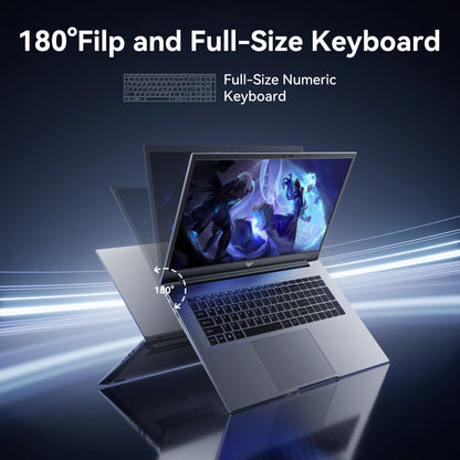 18.5" Laptop 16GB RAM 512GB SATA SSD AMD Ryzen 3 4300U Laptop Computer 1080 FHD Display for Business&Students 7000Mah Battery