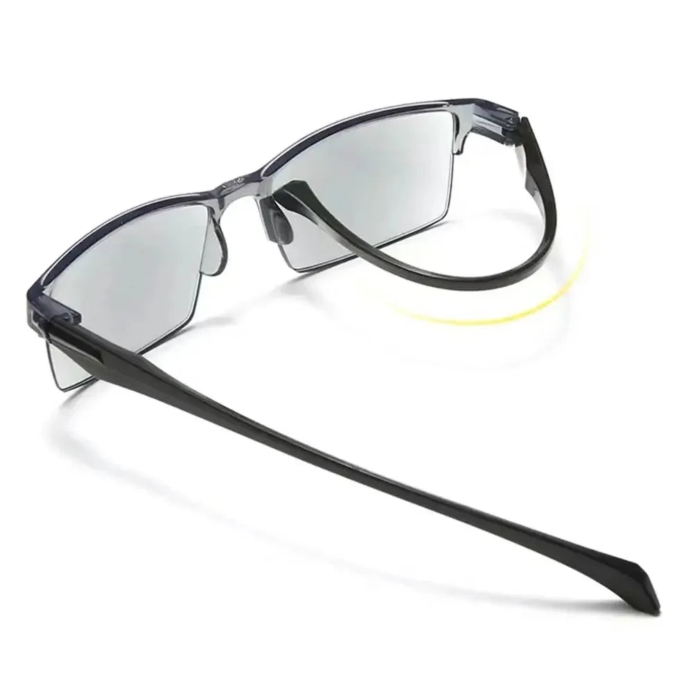 Smart Automatic Zoom Eyeglasses Anti-Blue Light Reading Glasses For +100-+500 Men Women Optical Spectacle Computer Eyeglass