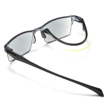 Smart Automatic Zoom Eyeglasses Anti-Blue Light Reading Glasses For +100-+500 Men Women Optical Spectacle Computer Eyeglass