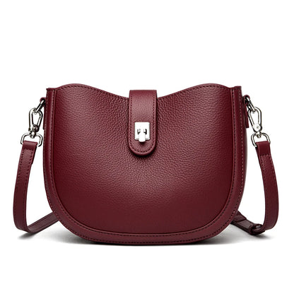 Luxury Genuine Leather Tote Bag Women Real Cow Leather Handbag Fashion Ladies Shoulder Crossbody Bags 2025 New Female Sac A Main
