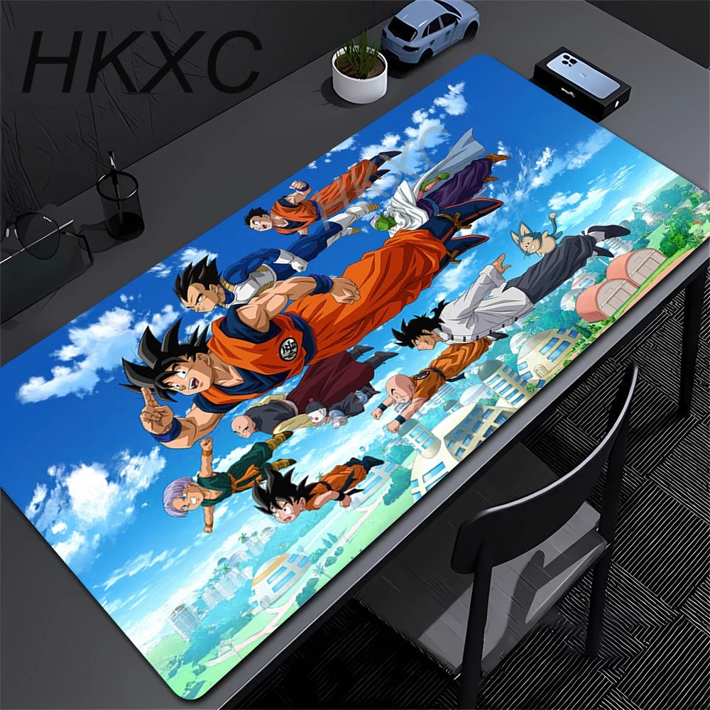 Large PC Mousepad Rubber Gamer Mouse Pad Gaming Mouse Pads Desk Keyboard Mat DBZ Dragon Ball Z Computer Laptop Mat For CSGO LOL