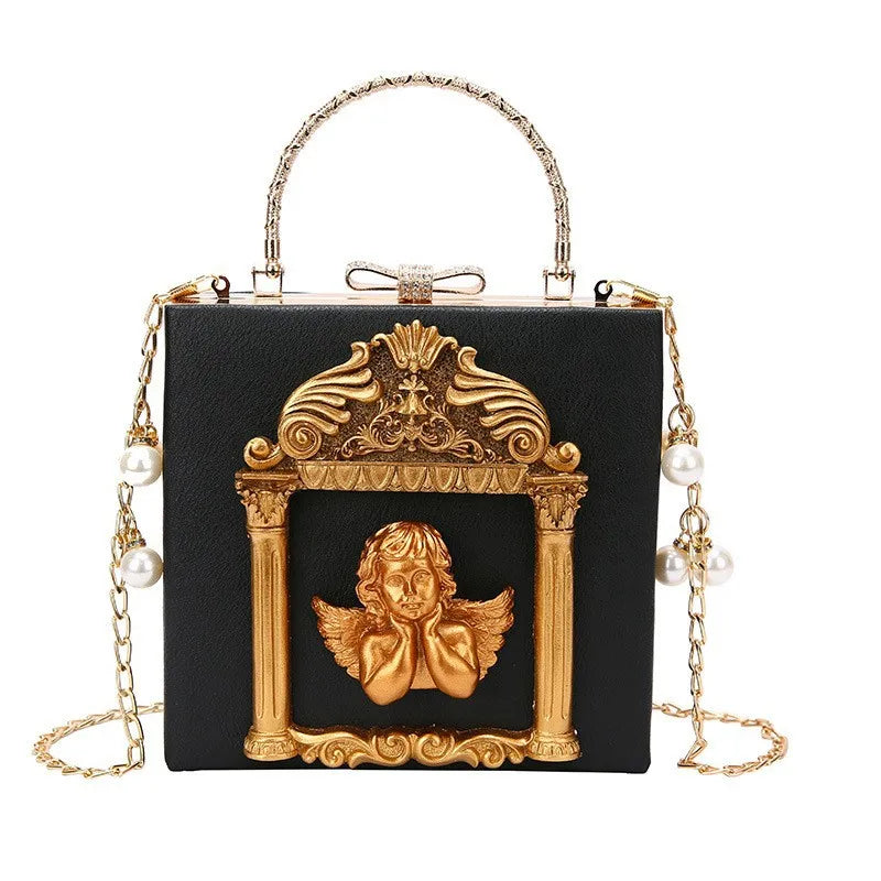 Luxury Angel Female Handbags Fashion Pearl Women Bag Cross Body Brand Leather Women Shoulder Bag Ladies Hand Bags