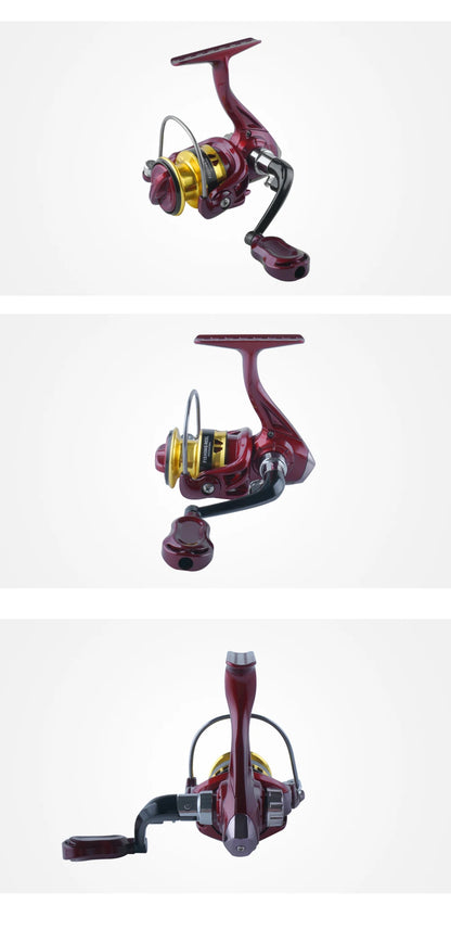 Fishing accessori149g Ultralight Spinning Reel 1000 Series 4.8:1 Ice Fishing Reel Metal Spool Folding Handle for Finesse Fishing