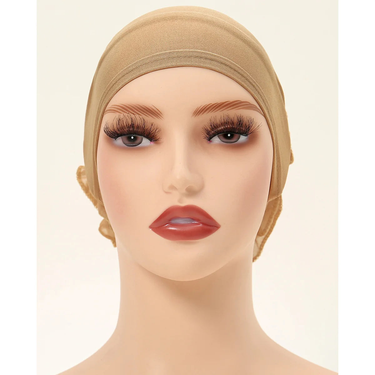 Muslim Under Hijab Cap Big Lace Flower Volumizer Scrunchie Muslim Inner Hijab Islamic  Turban Headwear Female Bonnet Accessories