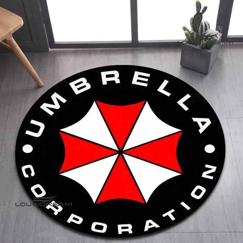 MINISO Biochemical Umbrella Round Carpet Non -slip Carpet Bedroom Decor Living Room Decoration Outdoor Rug Birthday Gifts INS