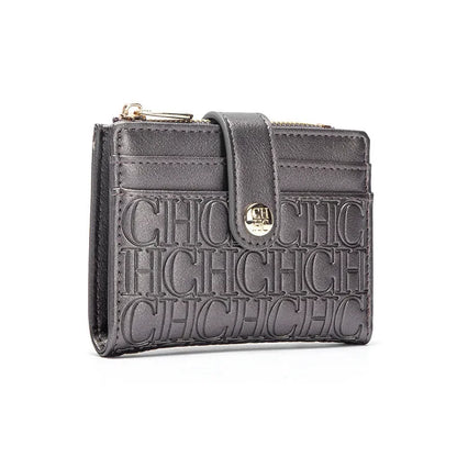 Luxury Brand Classic Retro Square Design Card Case Fashion Button Classic Folding Money Clip Compact Lightweight Luxury Women