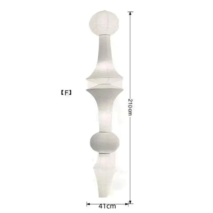Nordic Wabi Sabi Wind Rice Paper Led Pendant Lights Living Room Bedroom Corner Chandelier Duplex Loft Home Decor Bedside Lamp