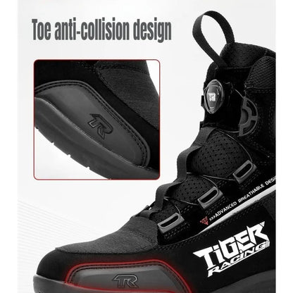 Moto Shoes for Men, MTB Cycling Shoes, Winter Hiking High-Cut Boots, Tenis Masculino, Road Bicycle Sneaker，Casual Shoes