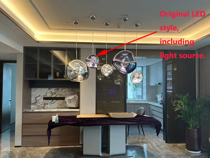 Original Lava Lamp Acrylic Pendant Lights LED Ceiling Pendant Lamp Duplex Staircase Villa Home Decor Lighting Fixtures Luminarie