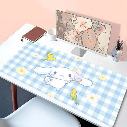 Kawaii Mouse Pad Laptop Anime Gamer Cabinet Keyboard Rug Cute Cartoon C-cinnamoroll Desk Mat PC Gaming Mousepad For Girl Gifts