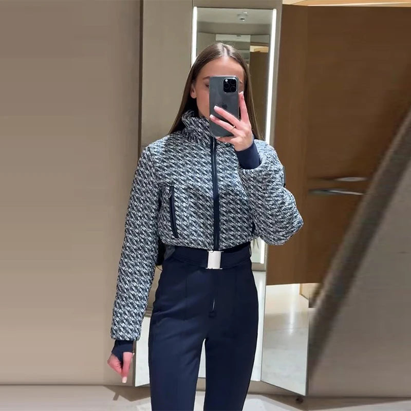 Faux Fur Patchwork Ski Jumpsuit Women Detachable Hoodie Long Sleeves Belts Zipper Warm Skiwear Female 2025 Winter Warm Rompers
