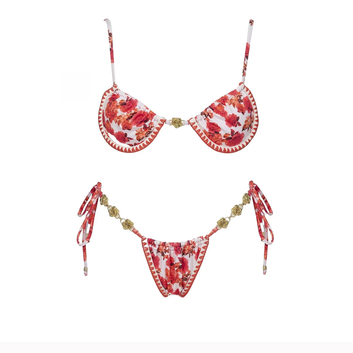 3Pcs Micro Bikini 2026 New Swimwear Women Swimsuit Sexy Brazilian Bikini Set Printed Thong Beachwear Bathing Suit Female Biquini