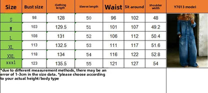 2026 Fashion Retro Imitation Denim Jumpsuit for Women Summer New Single-Breasted Off-shoulder Long Loose Rompers Overalls Pants
