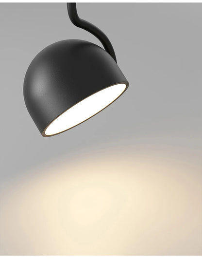 Dimming Simple Black White New LED Modern Pendant Lights Living Study Dining Room Bedroom Bedside Bar Loft Lamps Indoor Lighting