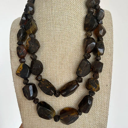 Big New Natural Amber Necklace for Gift European Baltic Original Beads Gogerous 100% Original Real Jewelry Supplier Wholesale