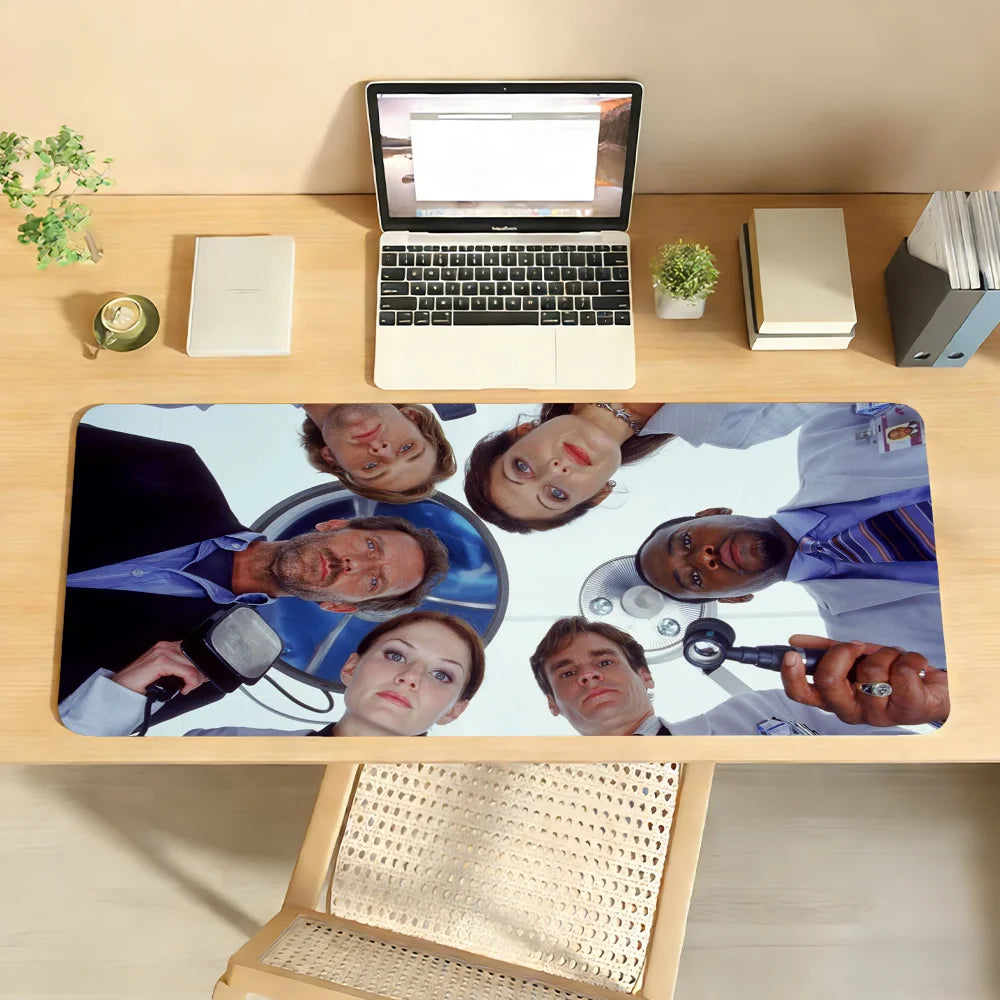 Classic TV House Mouse Pad Non-slip Rubber Gamer Balance Computer Mat Decoracion Deskmat Laptop Office Large