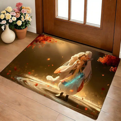 A-I-I-Inuyashas Floor Mat Cozy Flannel Soft Thick Non-Slip Mat For Living Room Bedroom Kitchen Decor Rugs