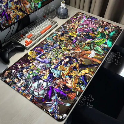 HD J-Jojo B-Bizarre A-Adventure Mouse Pad Gaming 900×400mm Mousepad Xxl Mouse Mat Offices Accessories Keyboard Pad Computer Desk
