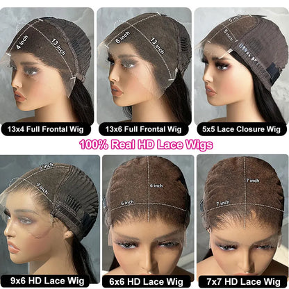 Ultra Fitted HD Lace Wig Pre Plucked Natural Hairline Glueless HD Lace Closure Wig Bleached Knots Body Wave Invisible HD Lace Wi