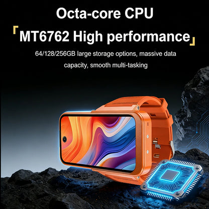 PG999 Max Android 12 4G Smart Watch Phone MT6762 Octa Core 3.97" HD Detachable Screen Dual Sim Dual Standby WIFI GPS Smartwatch
