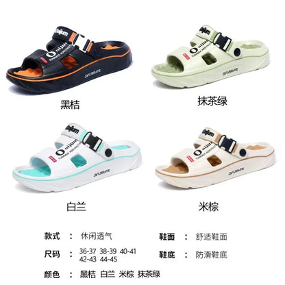 Unisex Slippers Summer Men Sandals Fashion Women Garden Shoes Orginal Beach EVA Slides Soft Thick Shoes Outdoor Non Slip Home