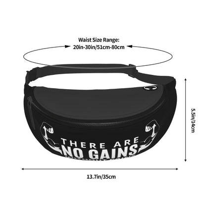 Powerhouse Gym Fanny Bag Custom Bodybuilders Fitness Crossbody Waist Pack Men Women Cycling Camping Phone Money Pouch