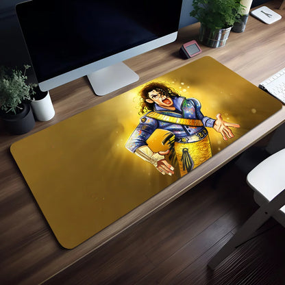 Mouse Pad MousePad Non-slip Music Jackson Lockedge Office Singer Student Gaming Thickened Large Writing M-Michael Pad Cushion