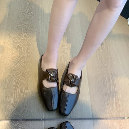 Women Heeled Sandals Slingback Mules Leather Shoes Summer Slippers 2026 Luxury Mary Jane Shoes Comfort Flip Flops Mujer Slides